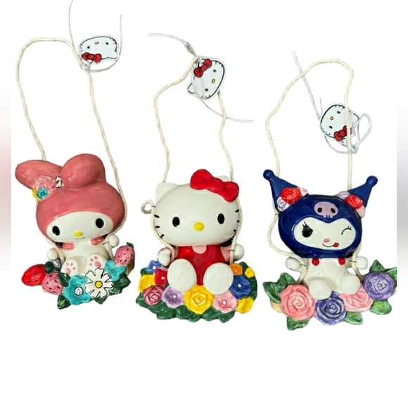 Hello Kitty and friends Garden swing all 3 - Picture 1 of 4